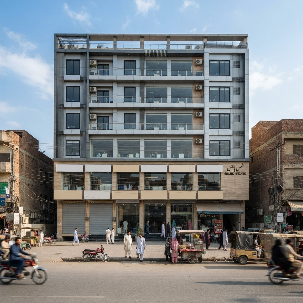 Commercial Project — Commercial building by IDEAL BUILDERS in Lahore